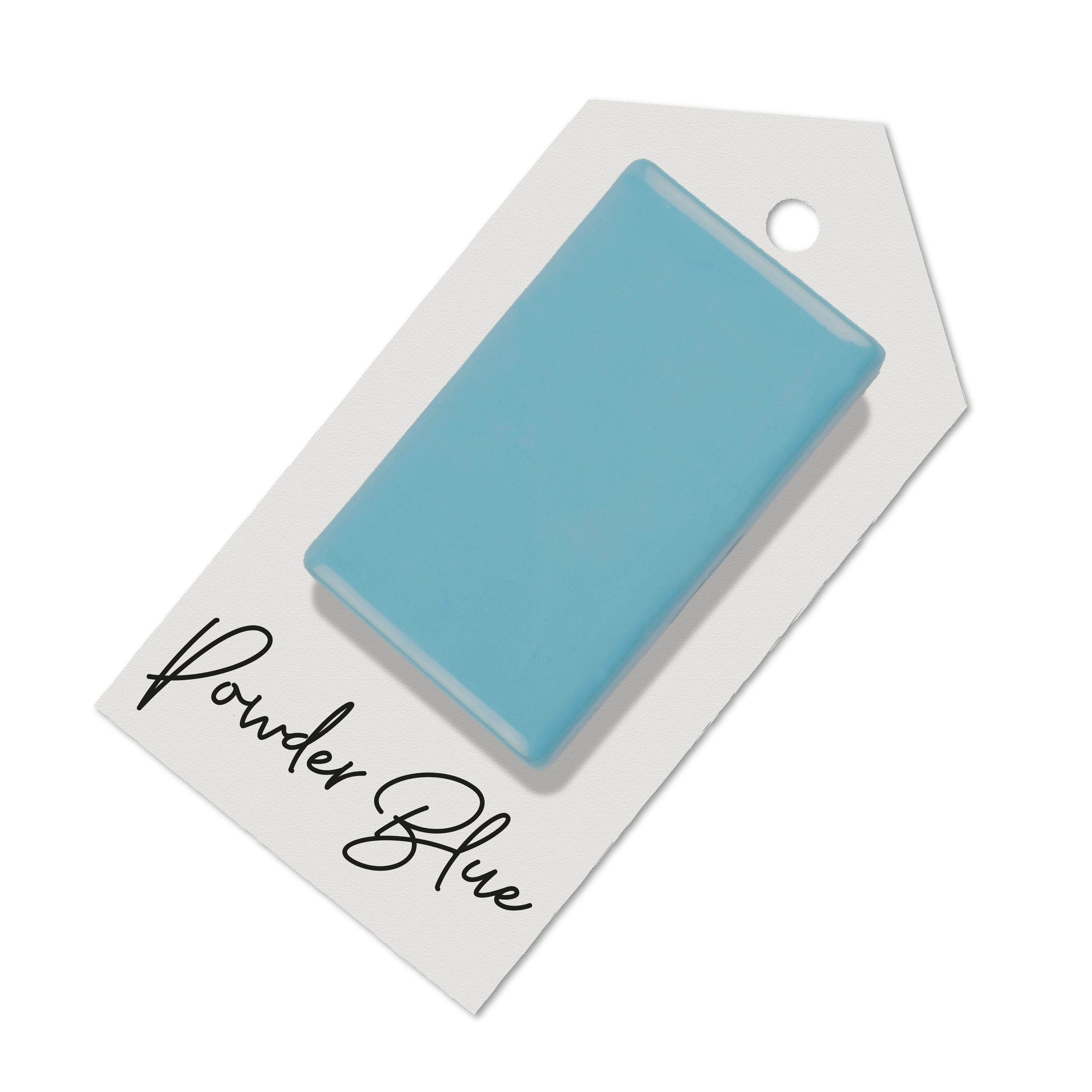 Powder Blue sample for Aga range cooker re-enamelling & reconditioned cookers